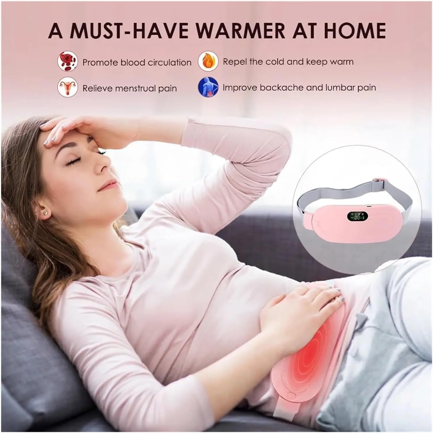 HINLEX - Heating Pad for Menstrual Cramps Relief