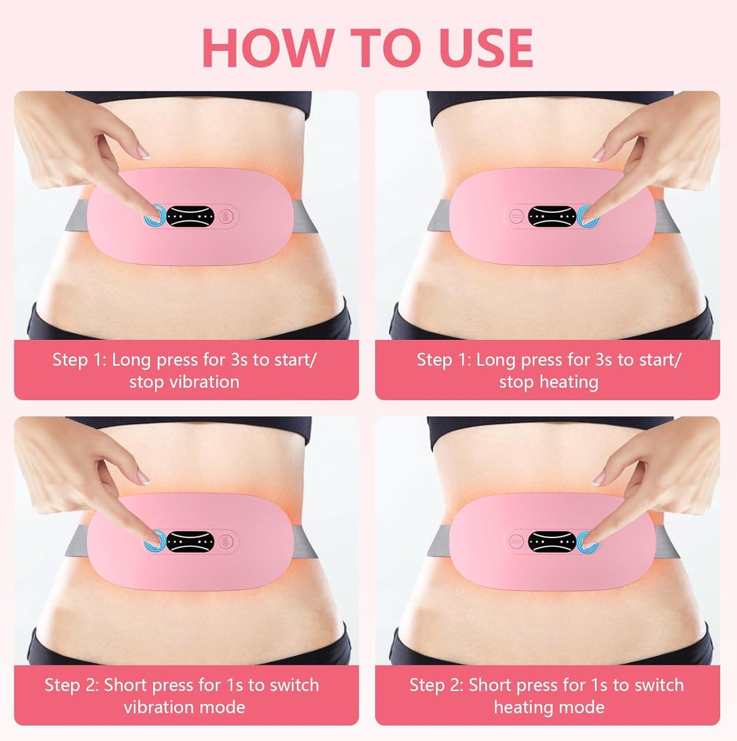 HINLEX - Heating Pad for Menstrual Cramps Relief
