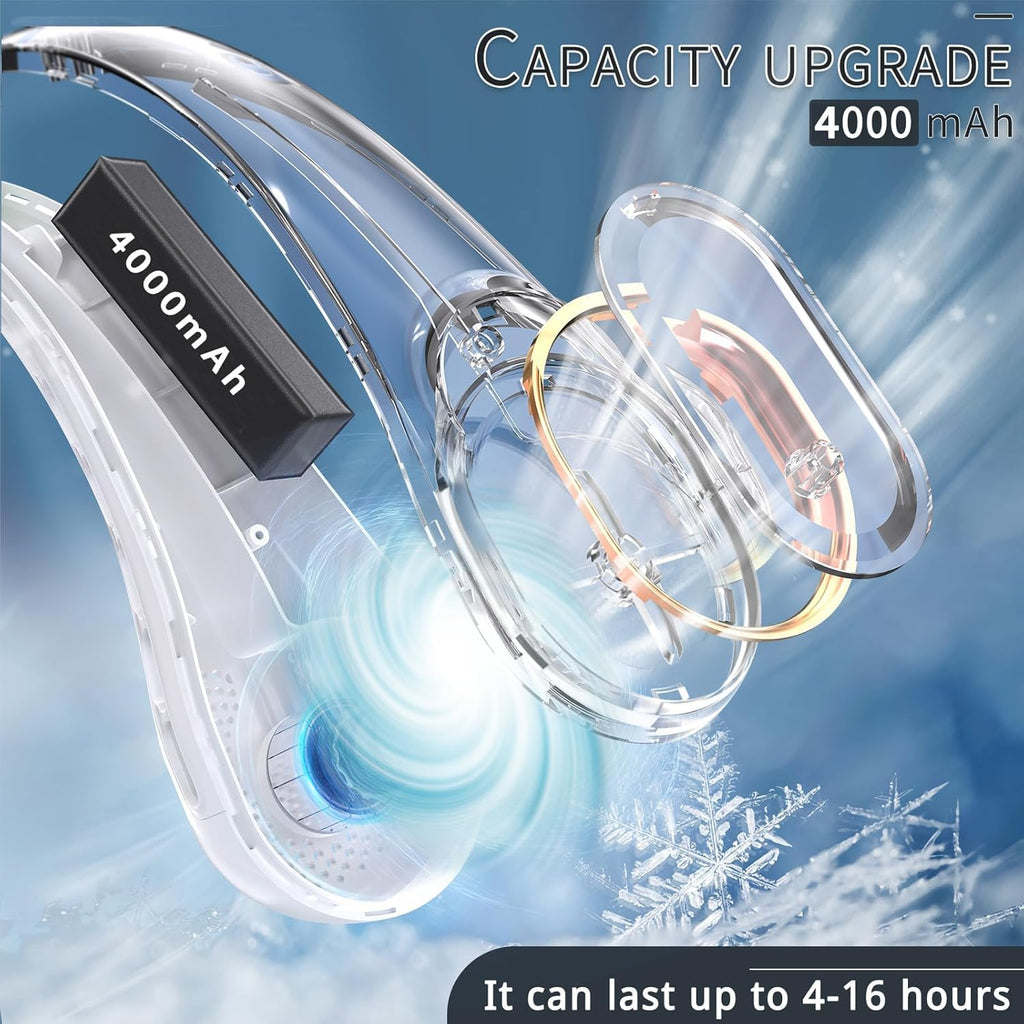 Portable Neck Fan - USB Rechargeable