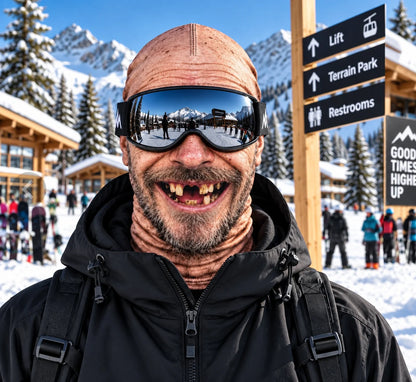 Grandpa Biker Face Mask