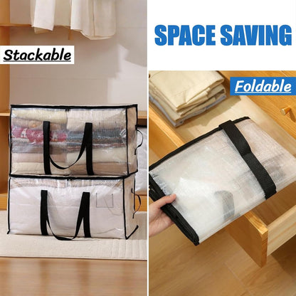 4-Pack Foldable Storage Boxes