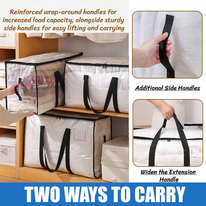 4-Pack Foldable Storage Boxes