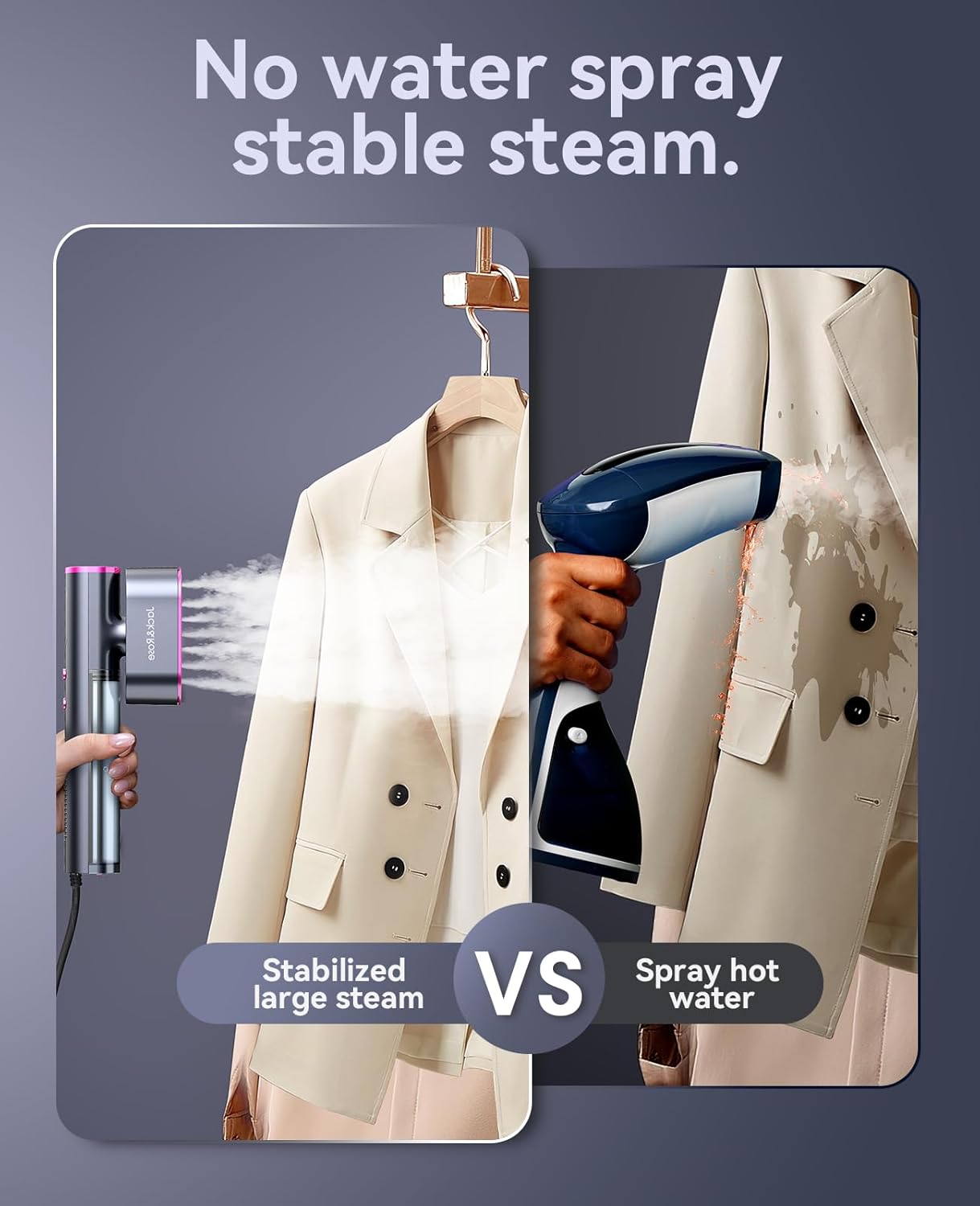 Portable Iron Travel Steamer for Clothes