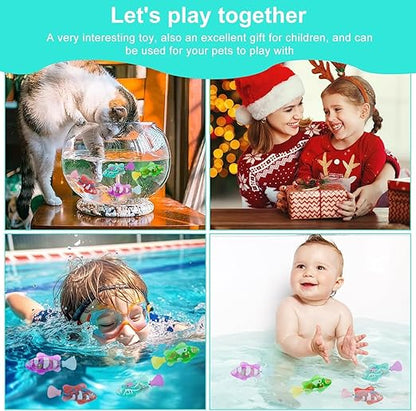 Bath Toy Pet Fish Light Swimming Fish (4 pcs)
