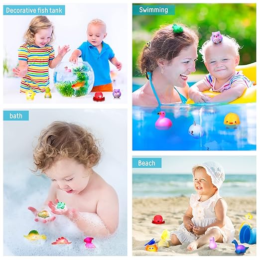Bath Toy Pet Fish Light Swimming Fish (4 pcs)