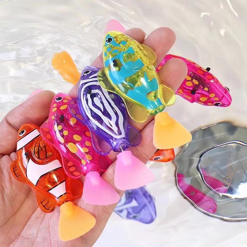 Bath Toy Pet Fish Light Swimming Fish (4 pcs)
