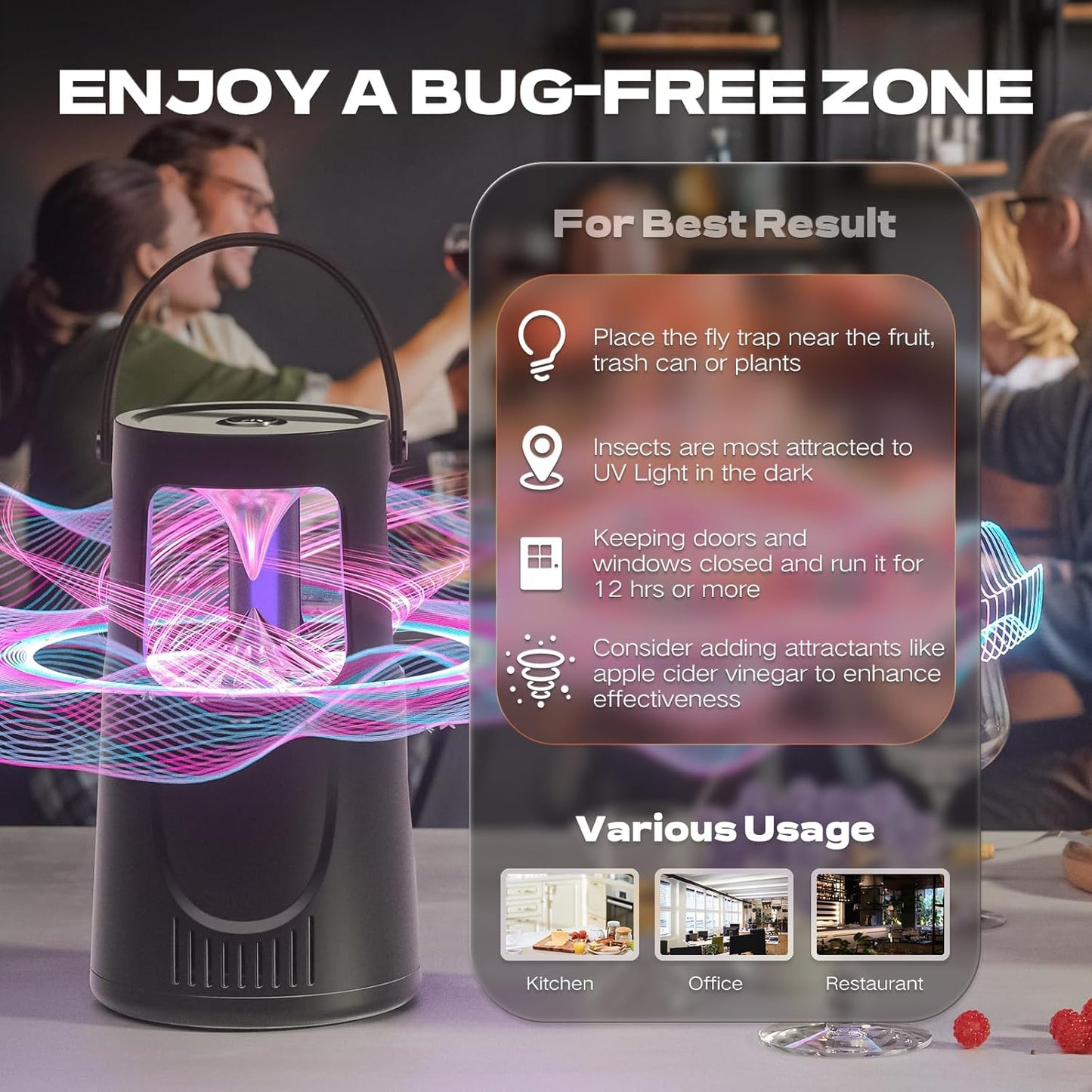HINLEX - Cordless Insect Trap