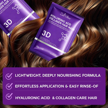 Hyaluronic Acid Portable Conditioner Hair Mask(3 Pack)