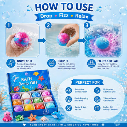 Bath Bomb with Surprise Gift Inside