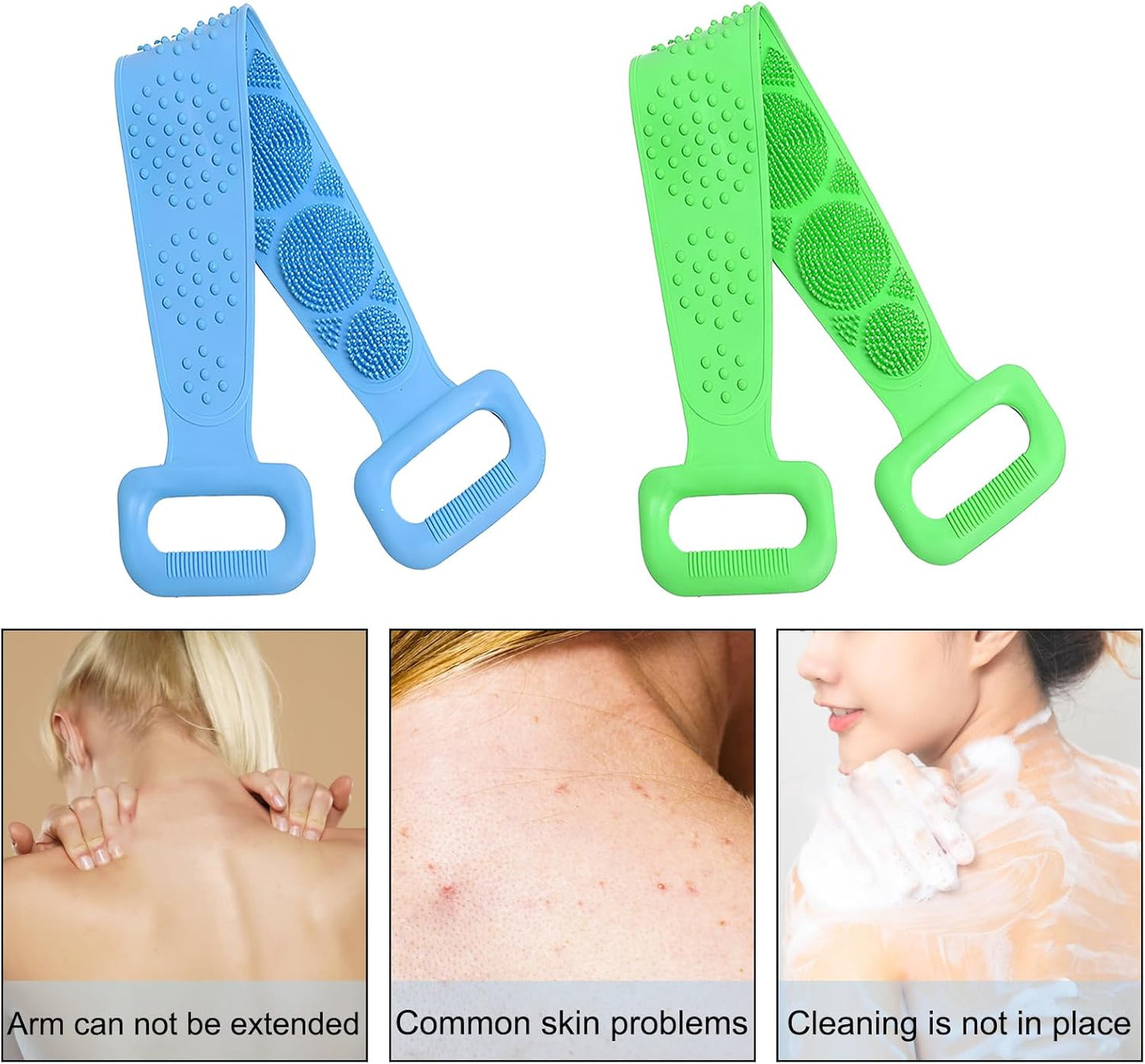 HINLEX -  Silicone Body Scrubber