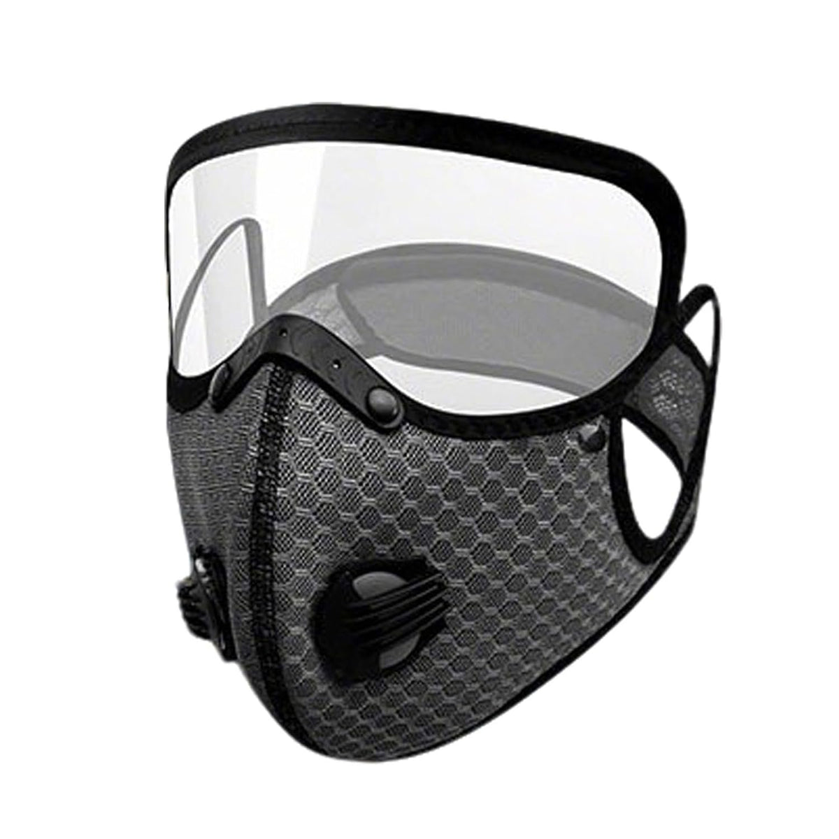 Reusable Cycling Face Mask with Eye Shield