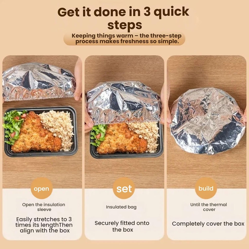 Reusable Aluminum Foil Food Covers